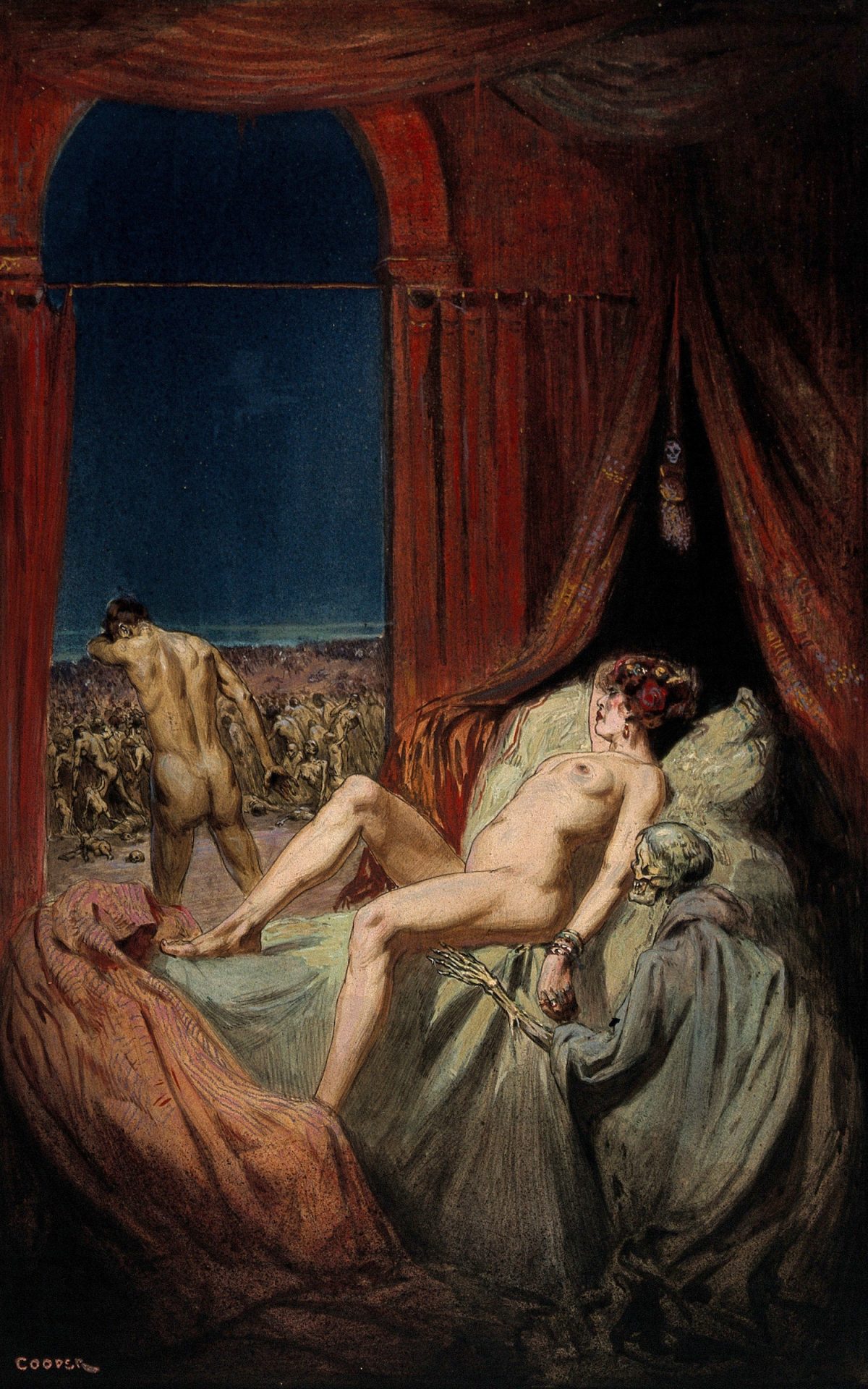 syphilis, Richard Tennant Cooper, painting, disease