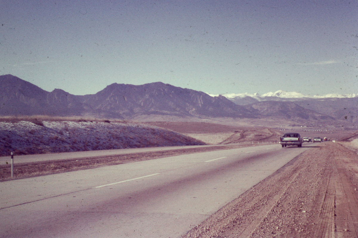 Kodachrome 1957 Boulder Colorado 