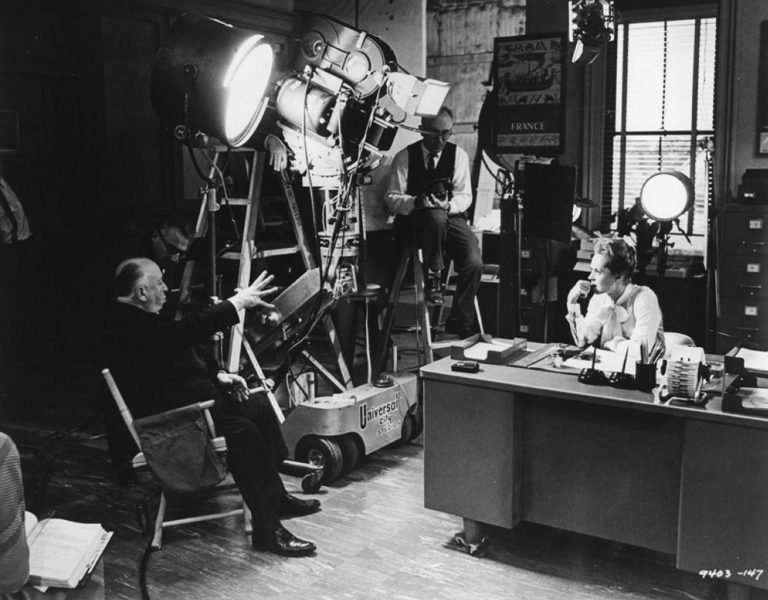 A Brilliant Collection of Behind the Scenes Photos of Alfred Hitchcock ...