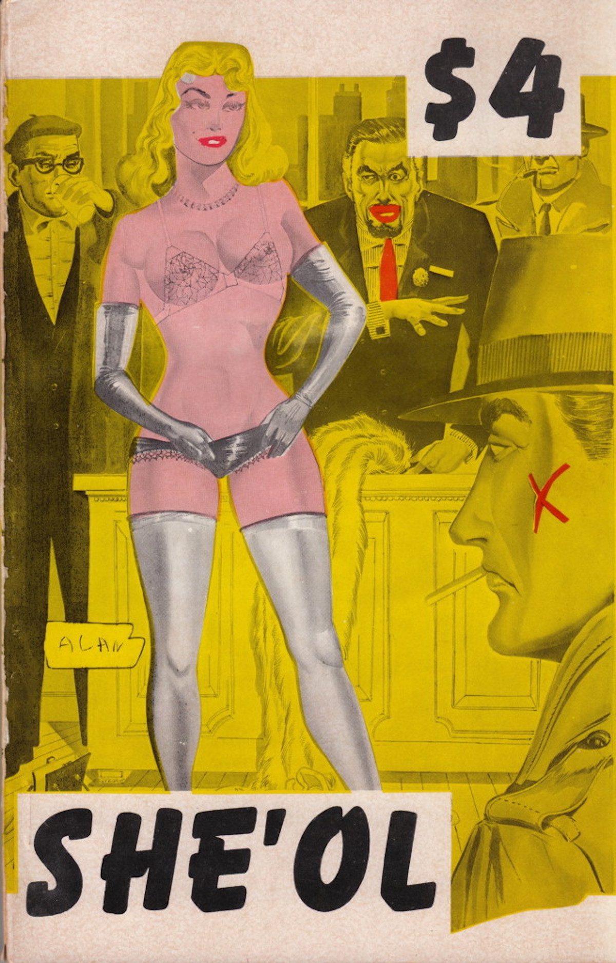Gene Bilbew vintage sleaze fetish art