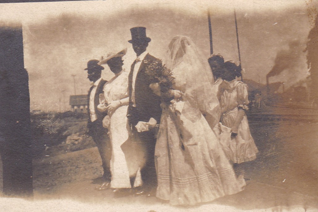 Vintage snapshots of brides
