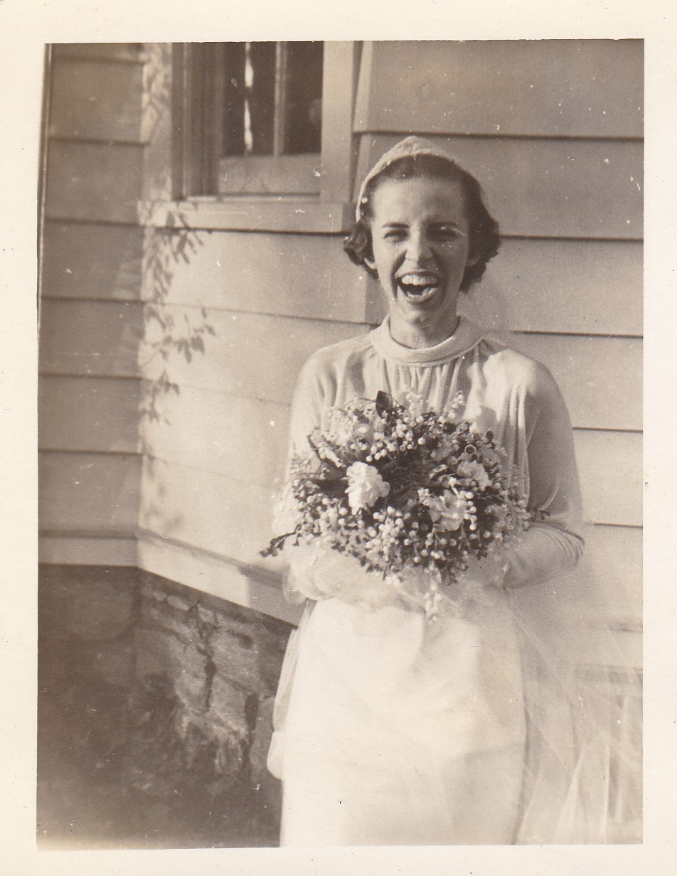 Vintage snapshots of brides