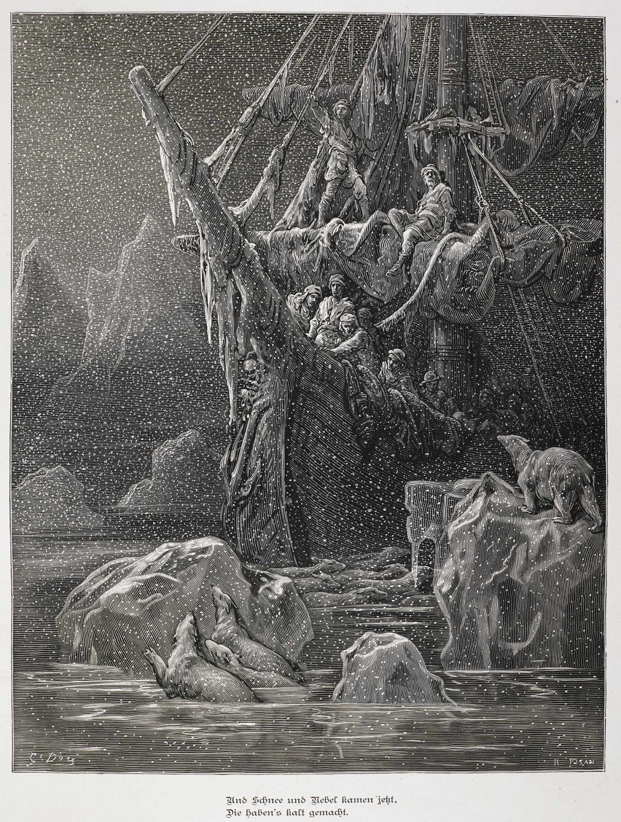 Gustave Doré Illustrations for The Rime of the Ancient Mariner - 1877 ...