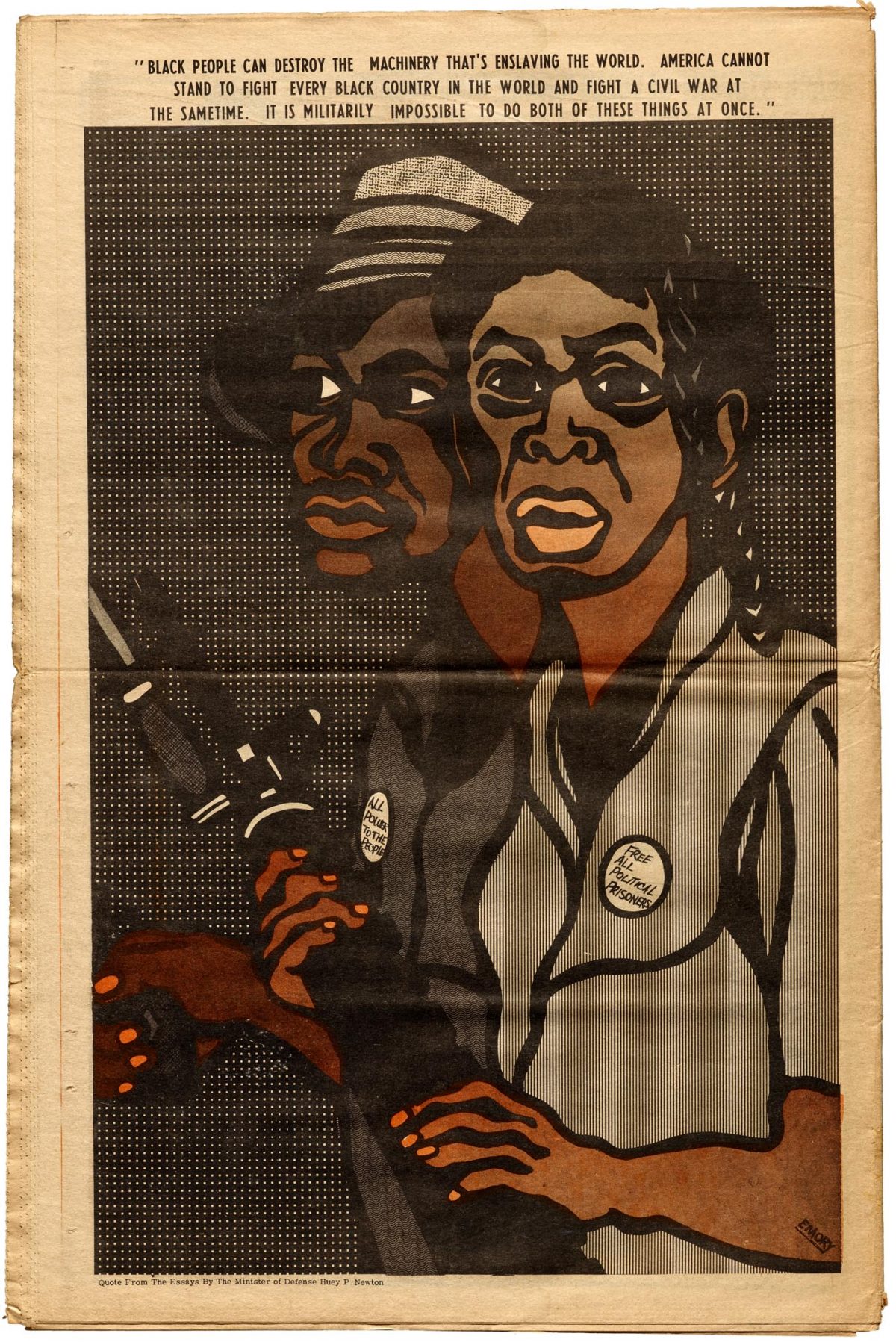 The Radical Art of The Black Panther, the Revolution's Newspaper