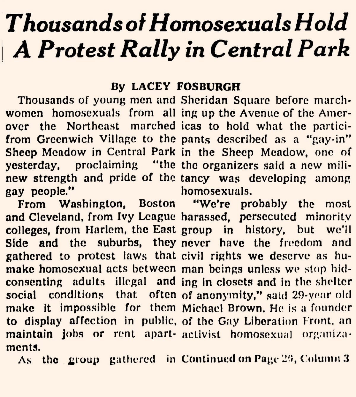 Gay Pride 1970