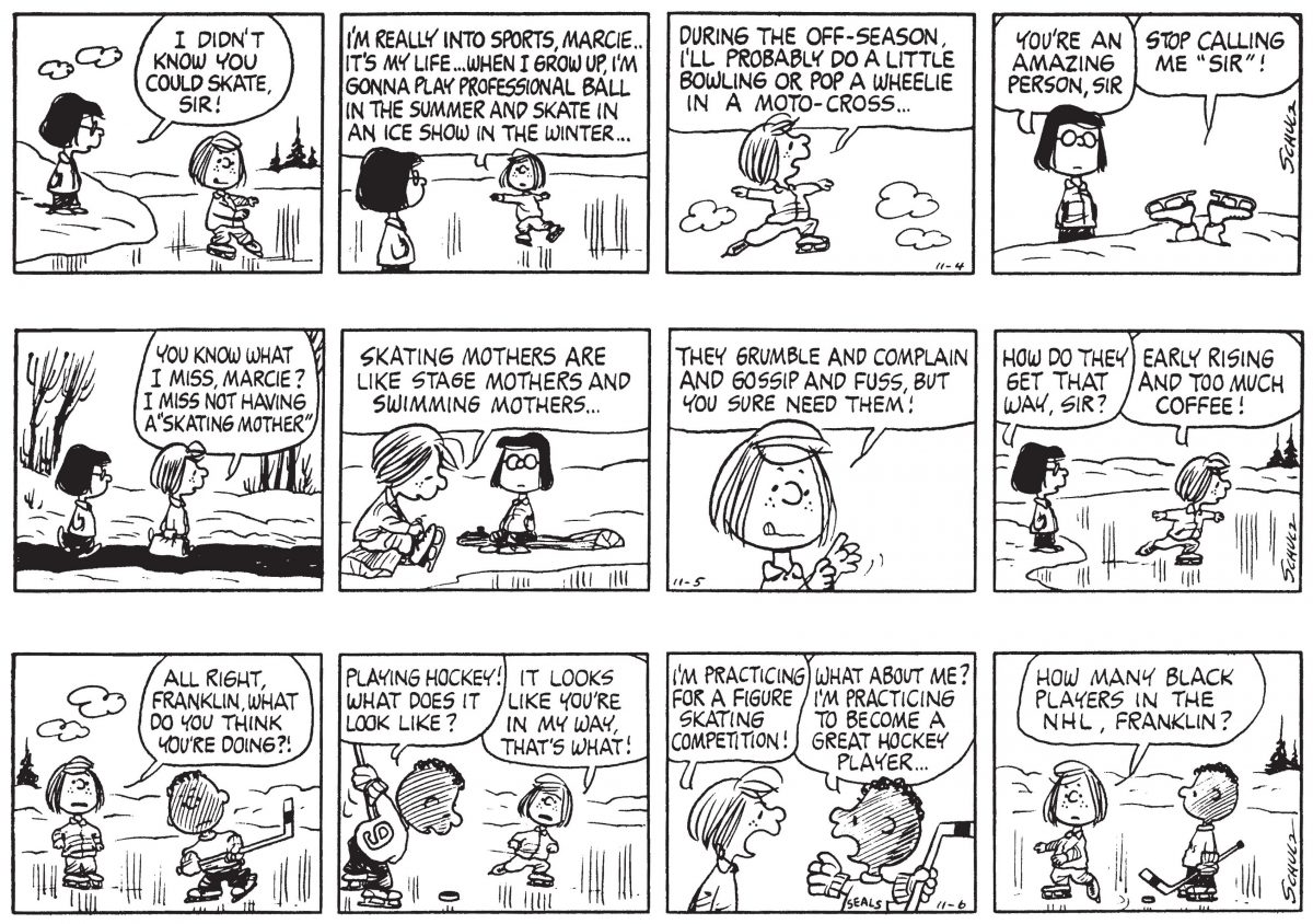 franklin racism peppermint patty peanuts