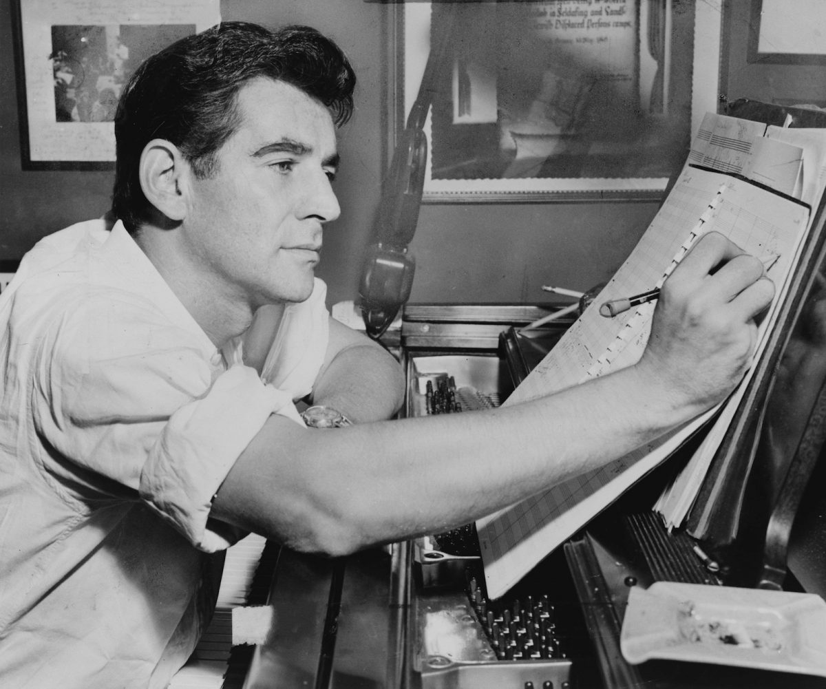Leonard Bernstein, photography New York World Telegraph and Sun