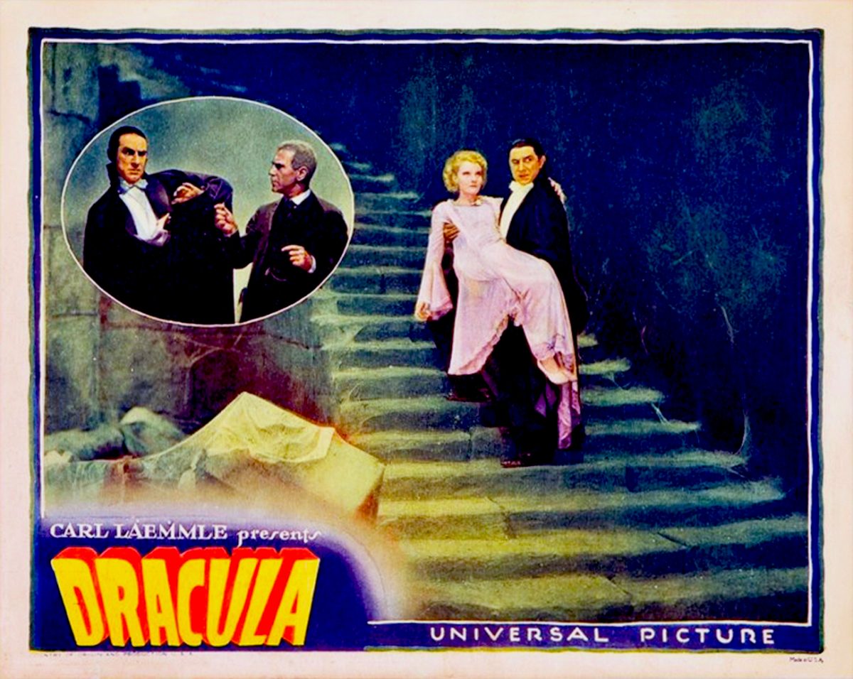 Dracula, Bela Lugosi, lobby card, horror movie, 1931