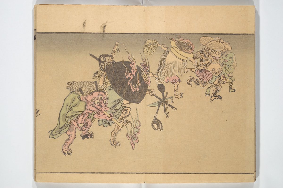 Kawanabe Kyōsai, One Hundred Demons, illustration