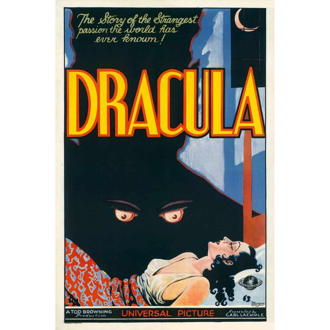Bela Lugosi Classic Vintage Film Dracula Movie Poster