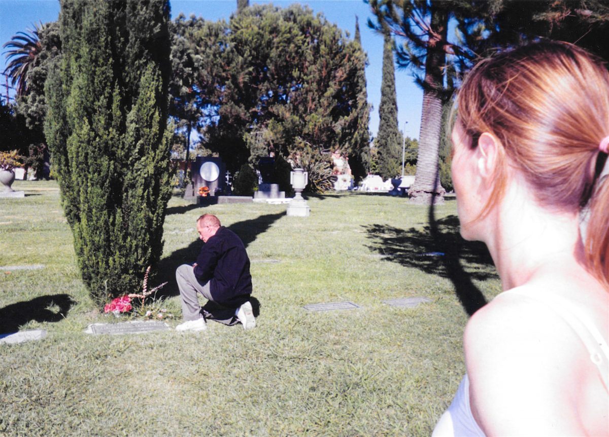 Kenneth Anger, Nicola Black, Paul Gallagher, Hollywood Forever Cemetery, 2004