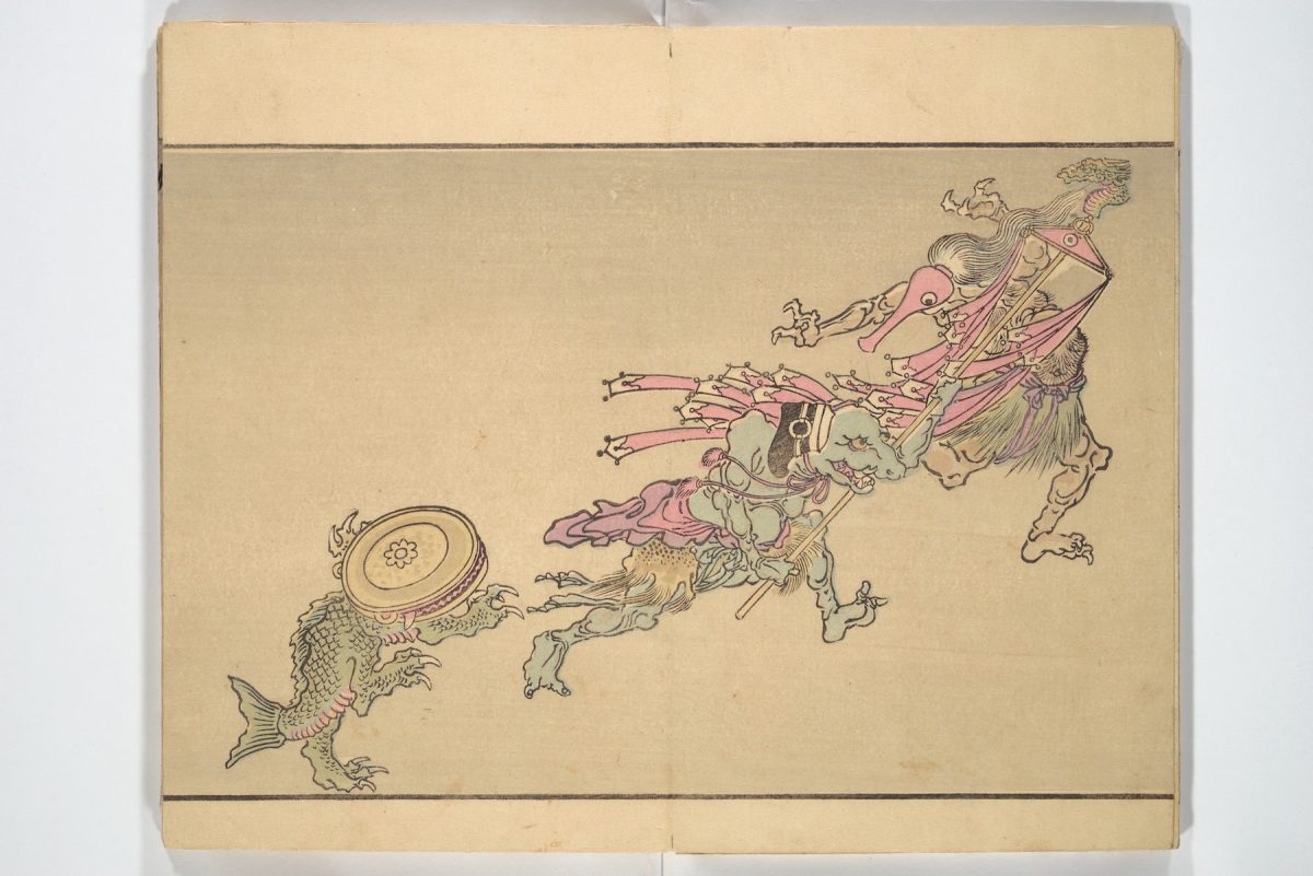 Kawanabe Kyōsai, One Hundred Demons, illustration