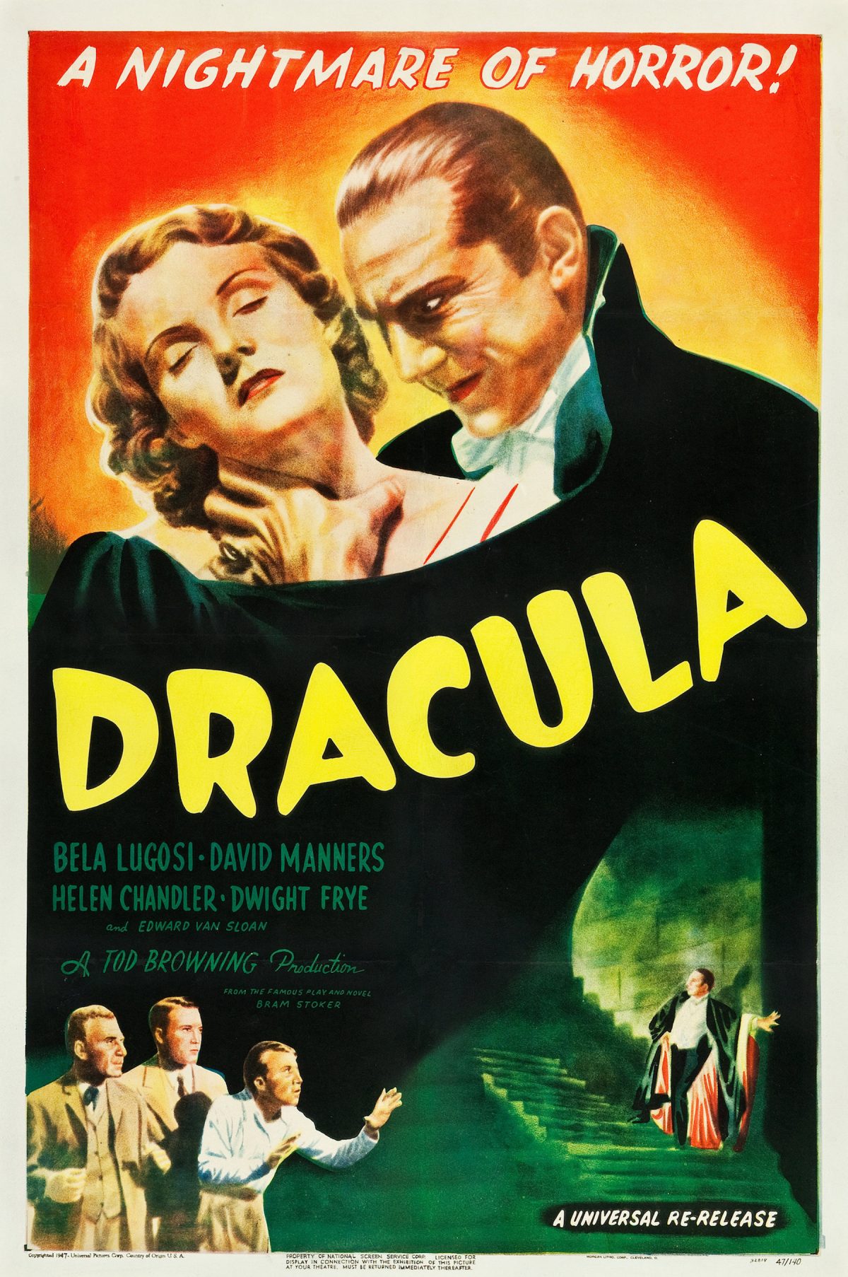 Dracula, Bela Lugosi, film poster, horror movie, 1931