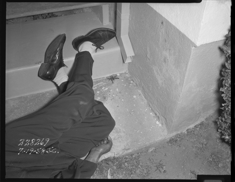 LAPD photographs crime murder