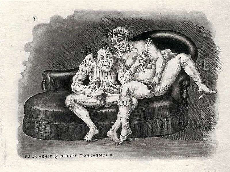 Complete Erotic Fantaisies Parisiennes Fredillo, 1880