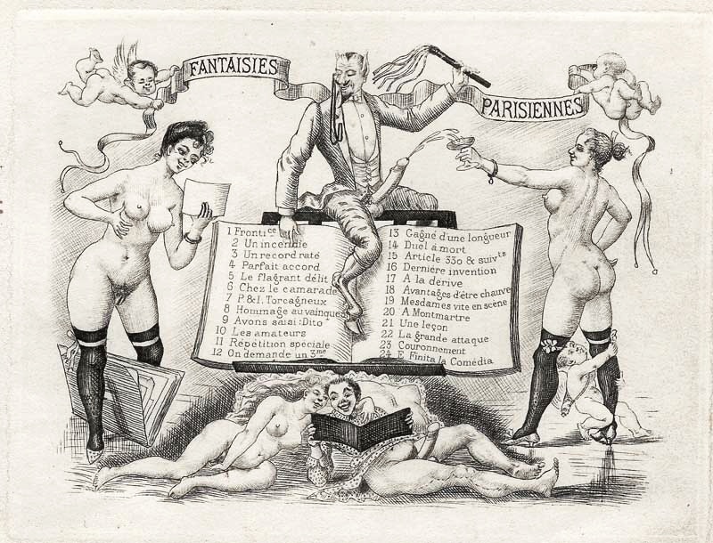 Complete Erotic Fantaisies Parisiennes, 1880