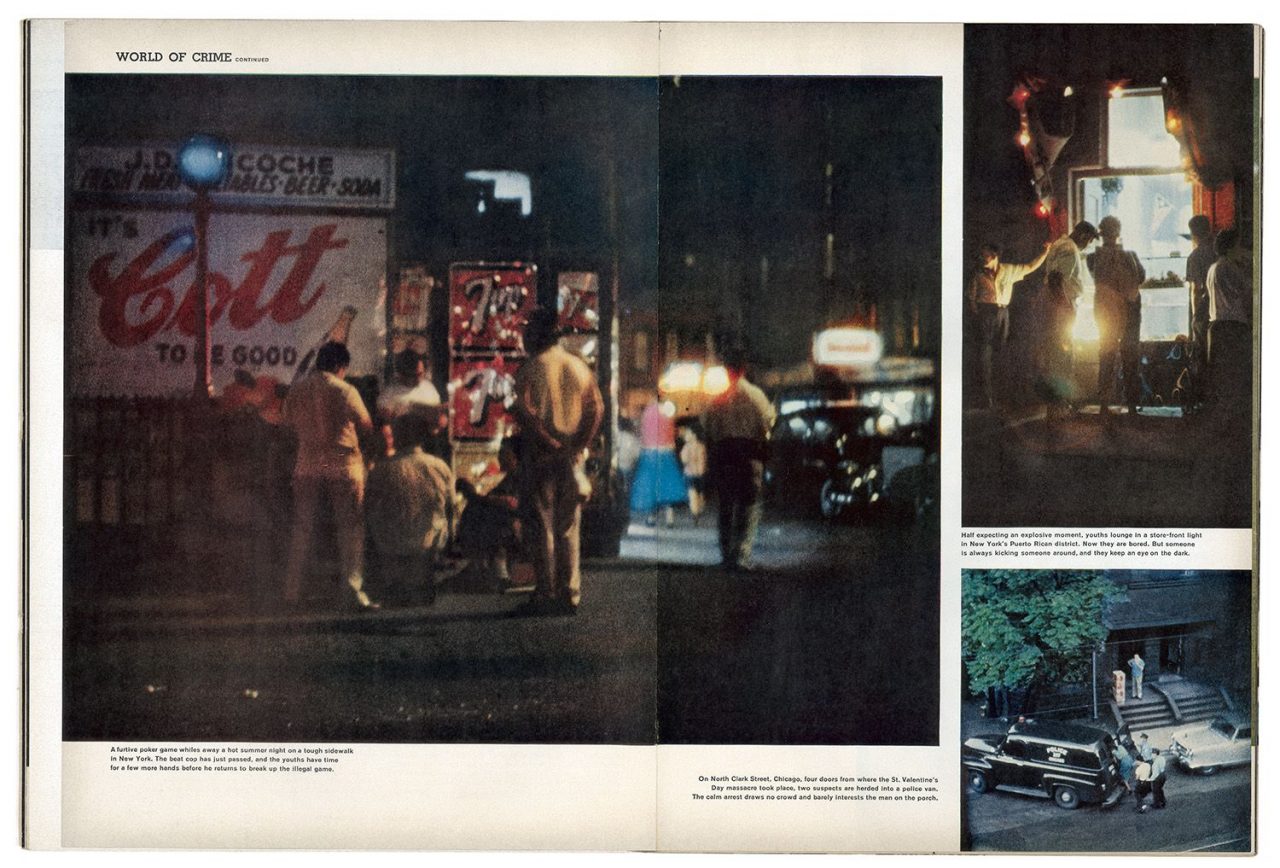 Gordon Parks' photo essay The Atmosphere of Crime in Life Magazine  September 9, 1957 - Flashbak