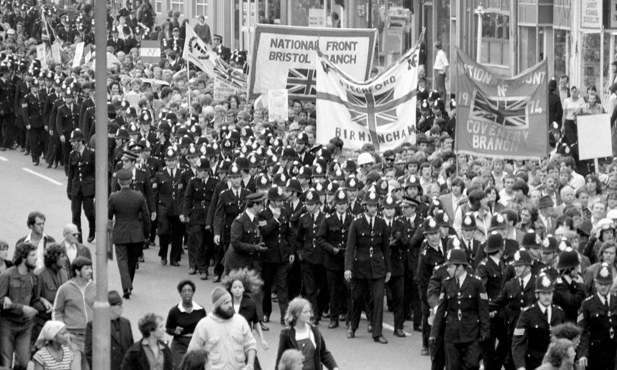 National Front march Lewisham 1977
