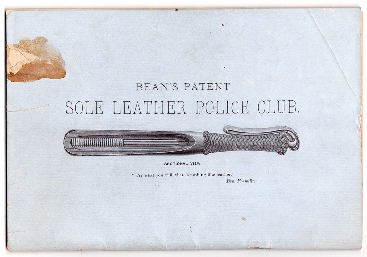 police equipment catalogue boston 1891