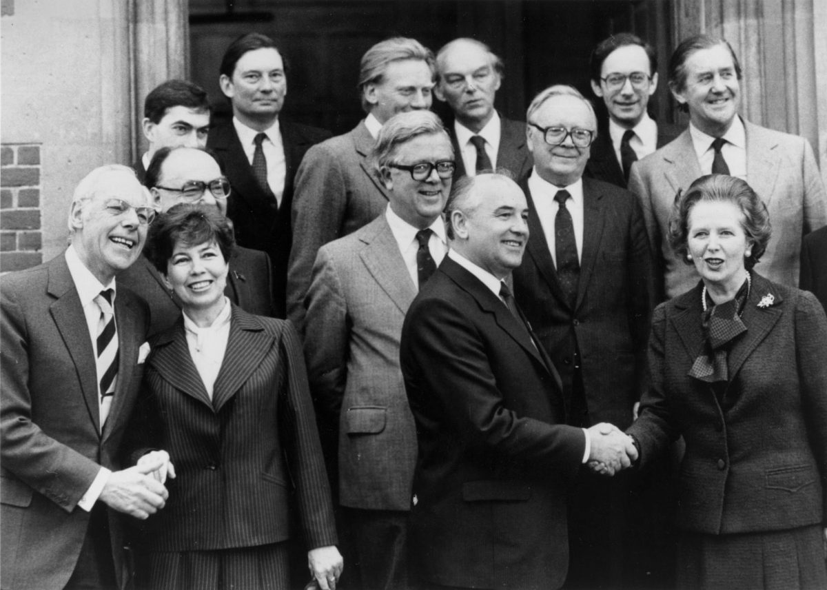 The Collapse of the Soviet Union in Pictures margaret thatcher gobachev