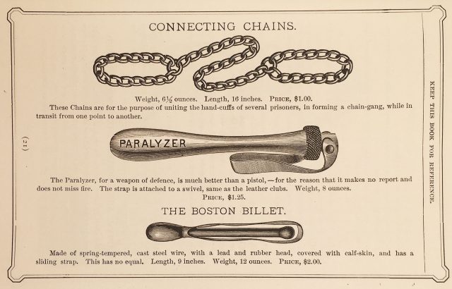 An Illustrated Police Equipment Catalogue from 1891 - Flashbak