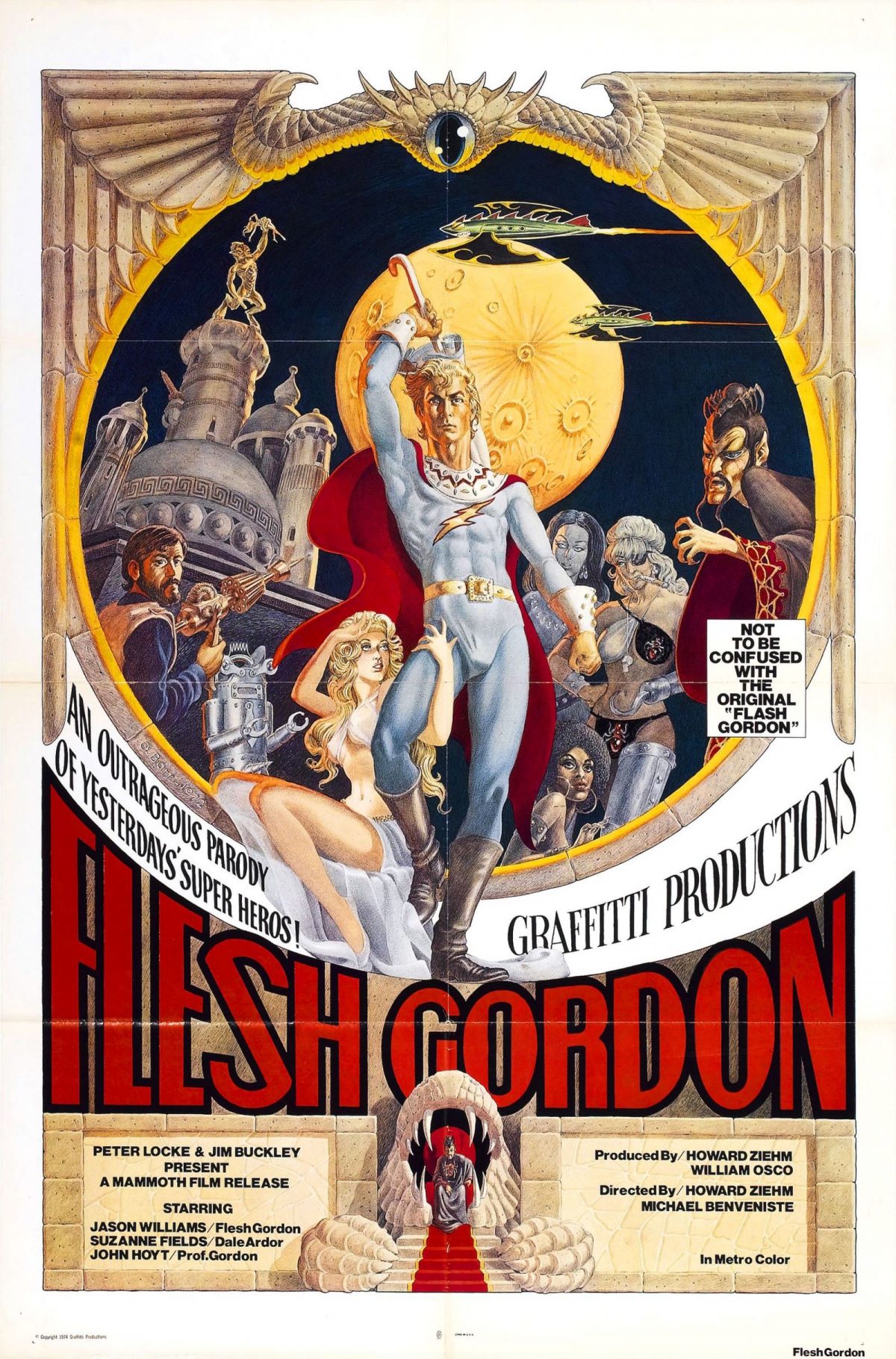 Flesh Gordon, sexploitation, movie poster, film