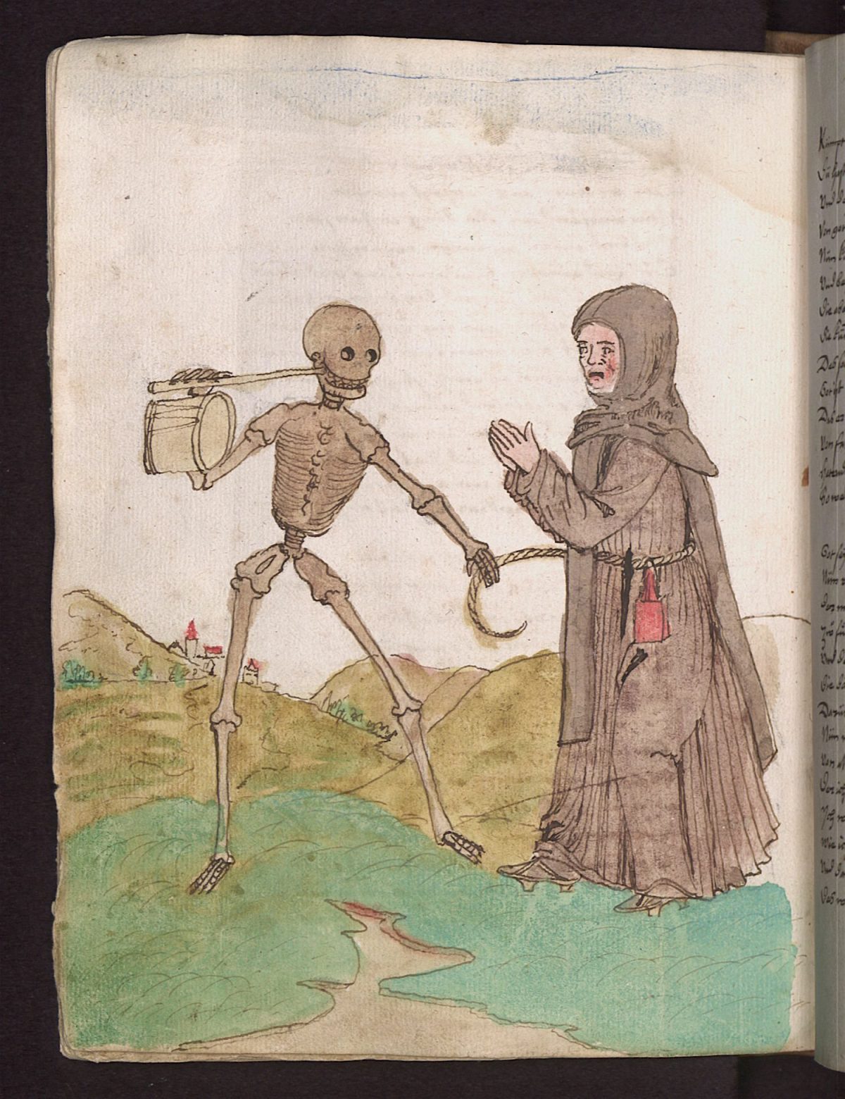 Wilhelm Werner von Zimmer, Dance of Death, illustration, 1540