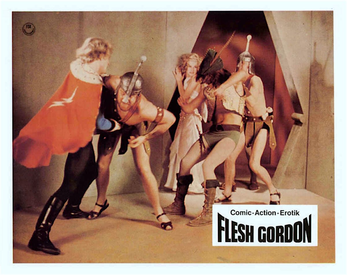 Flesh Gordon, sexploitation, lobby card, film, 1970s