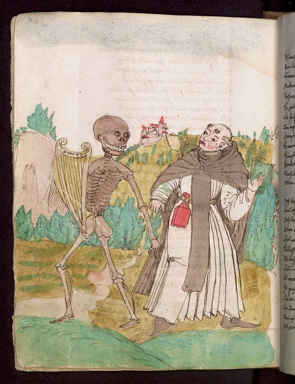 Wilhelm Werner von Zimmer, Dance of Death, illustration, 1540