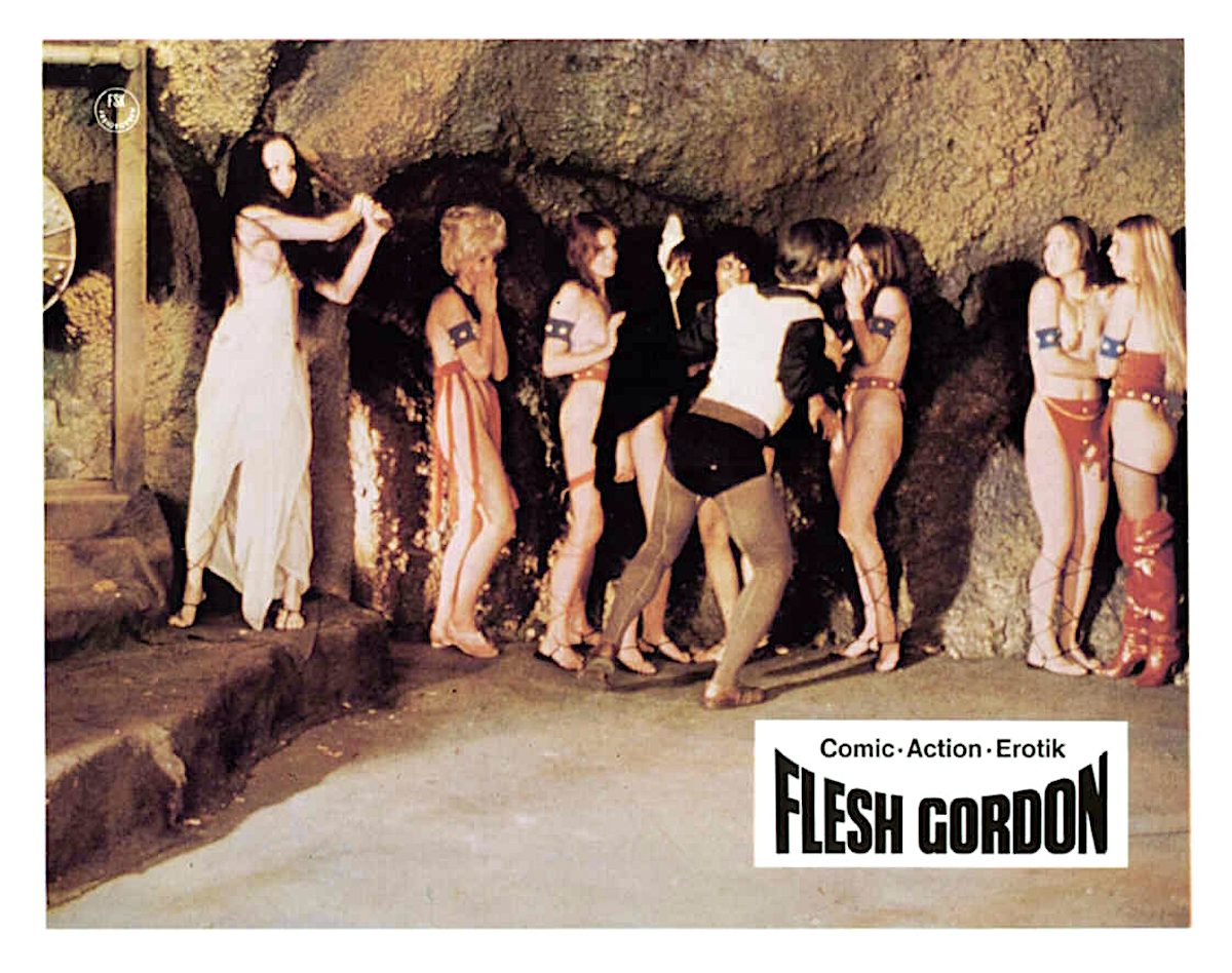 Flesh Gordon, sexploitation, lobby card, film, 1970s