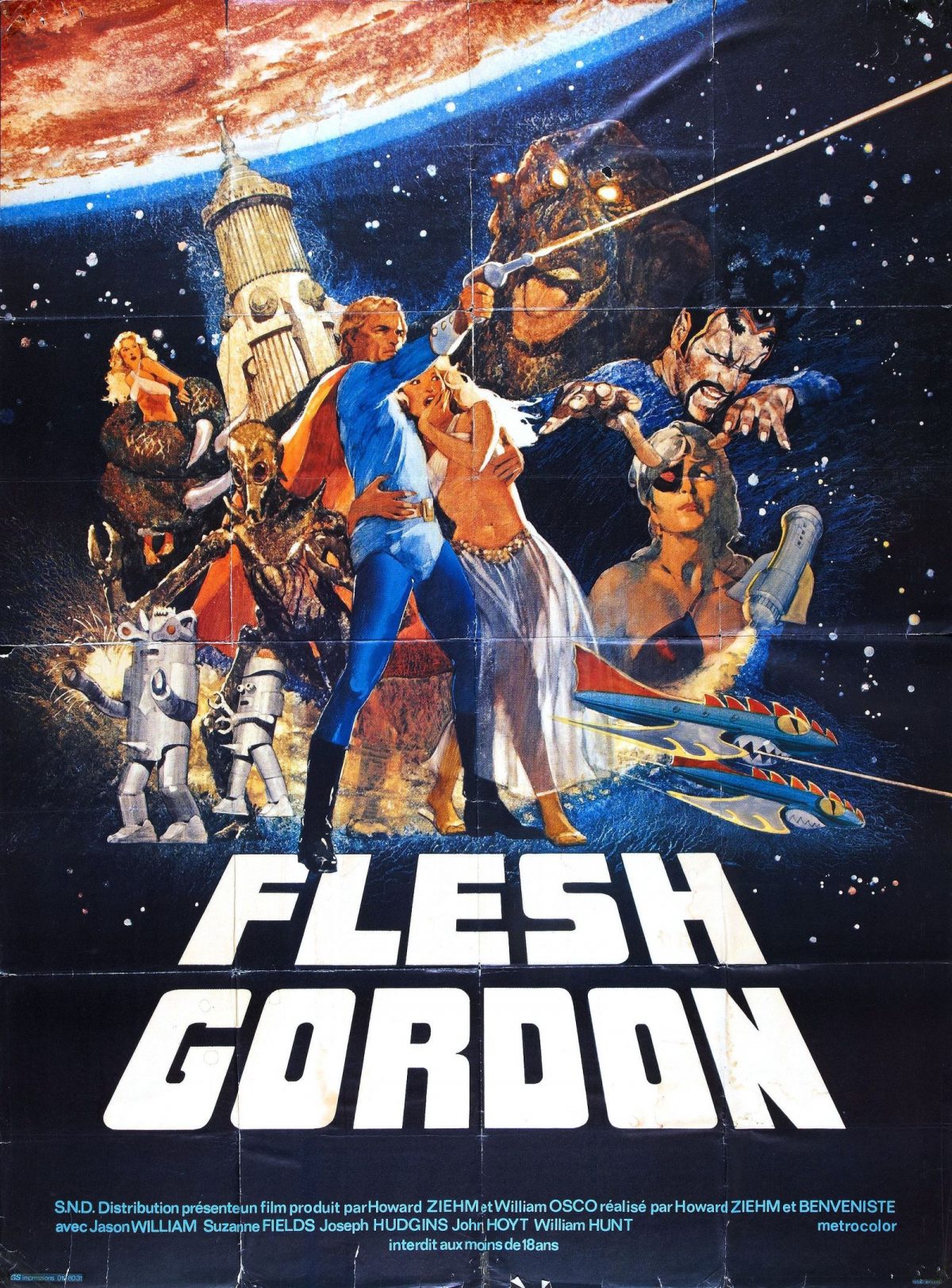 Flesh Gordon, sexploitation, lobby card, film, 1970s