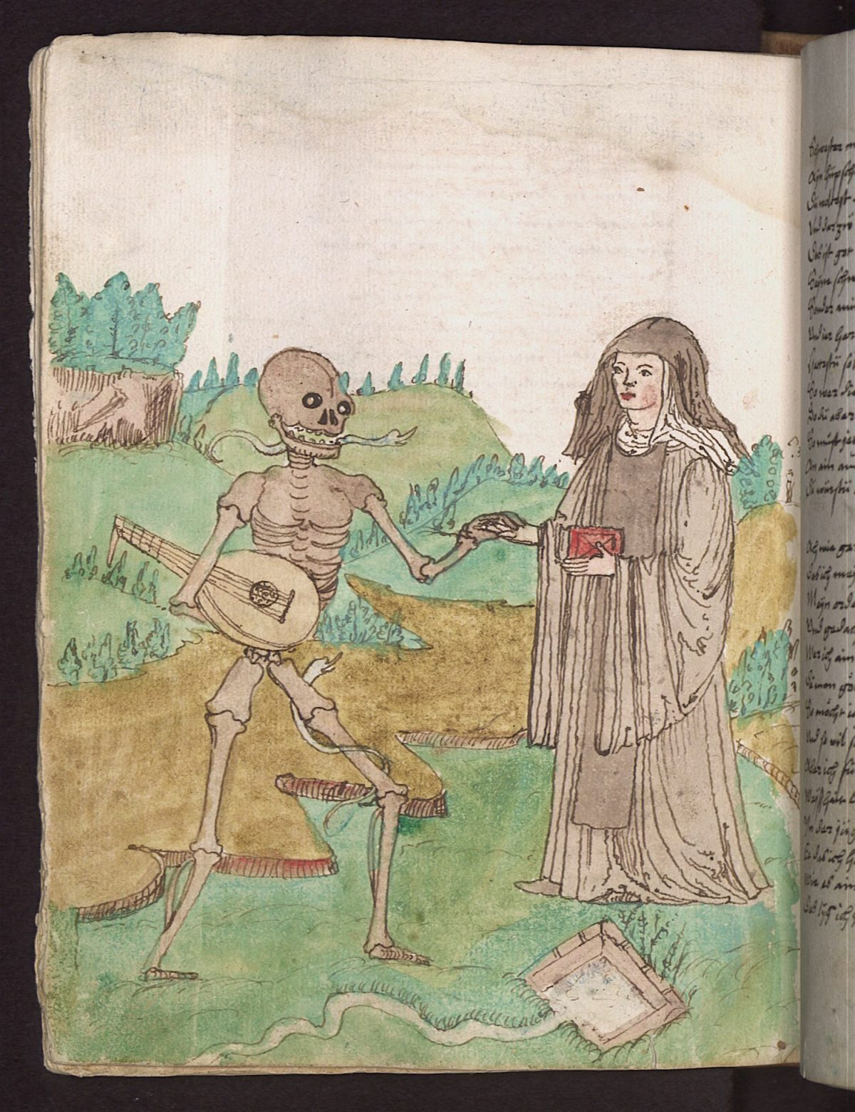 Wilhelm Werner von Zimmer, Dance of Death, illustration, 1540