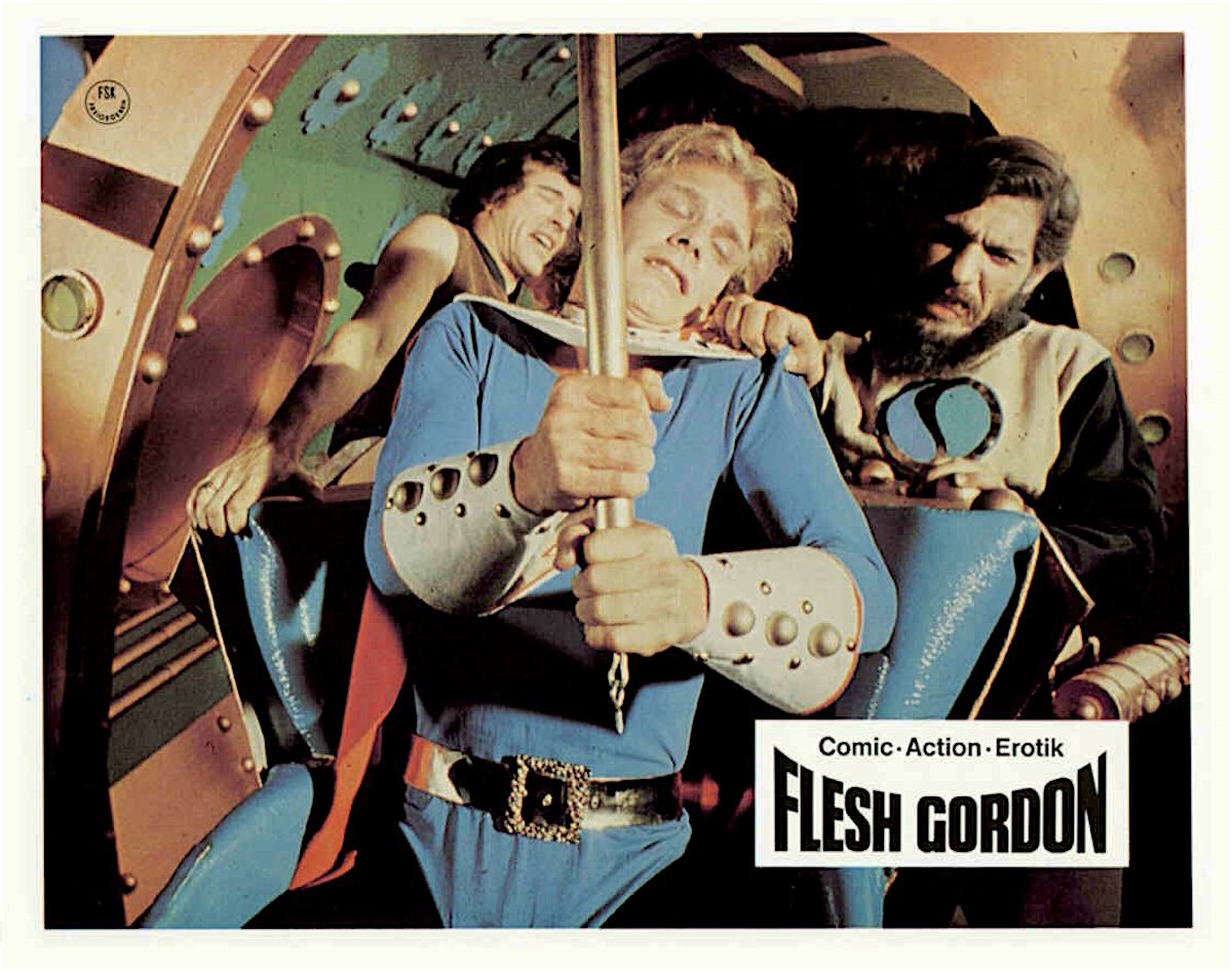 Flesh Gordon, sexploitation, lobby card, film, 1970s