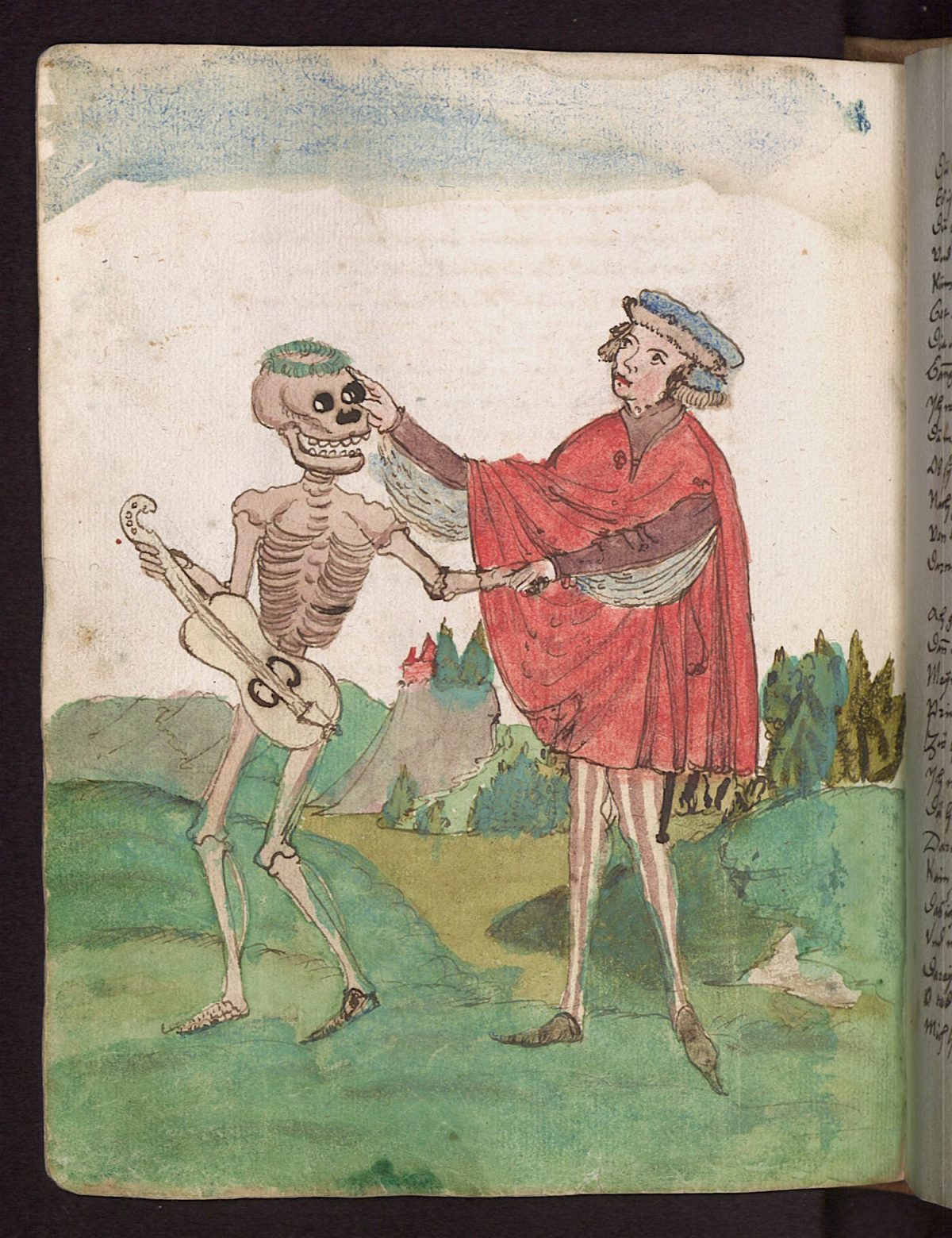 Wilhelm Werner von Zimmer, Dance of Death, illustration, 1540