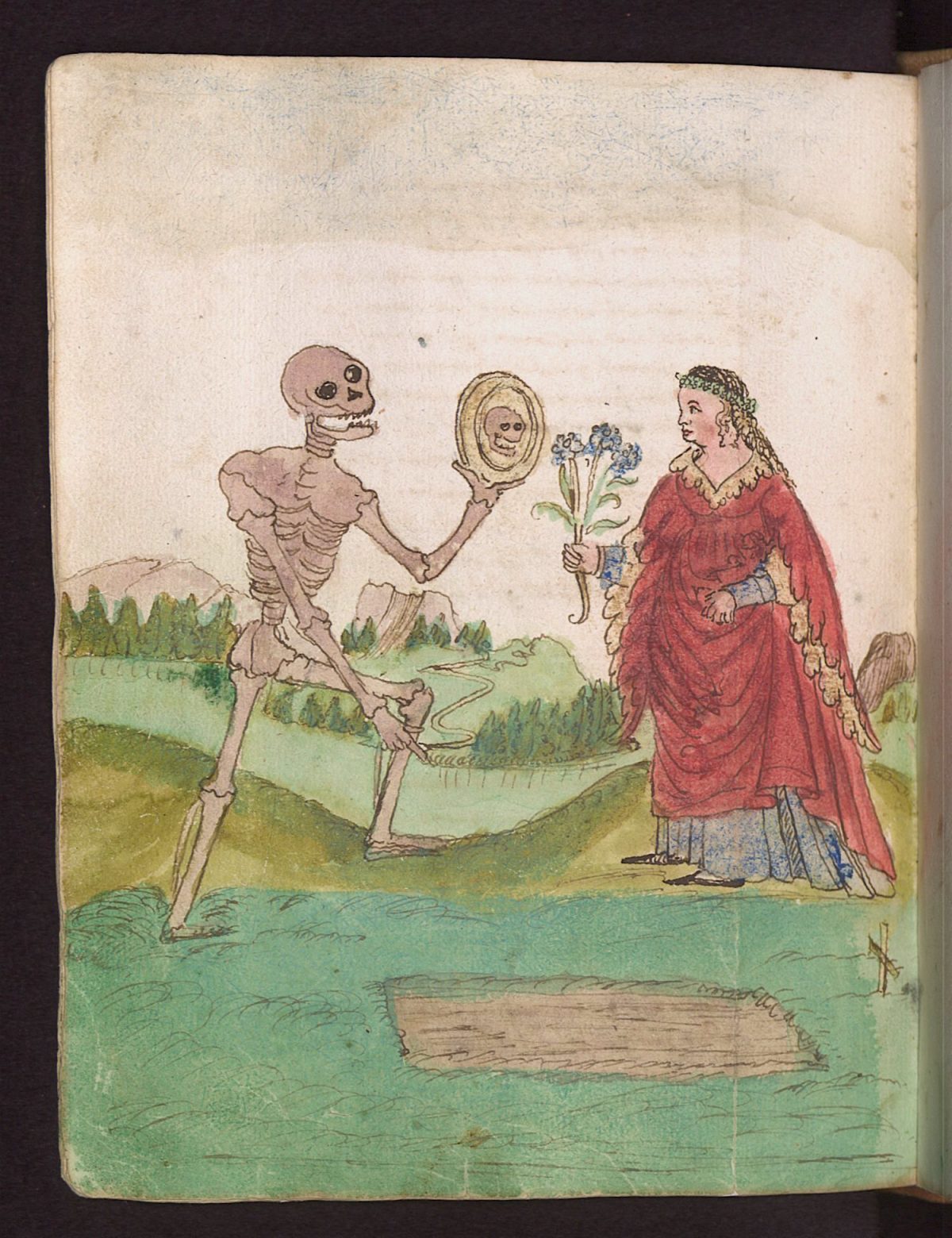 Wilhelm Werner von Zimmer, Dance of Death, illustration, 1540