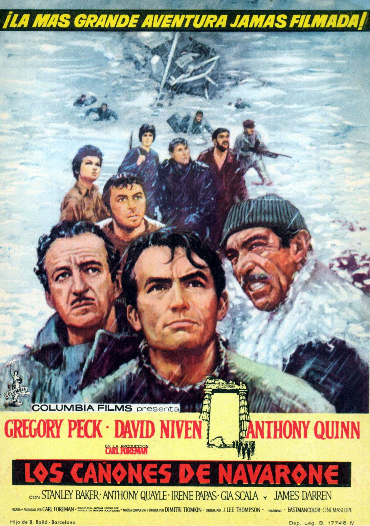 Alistair MacLean, Guns of Navarone, film, book, poster