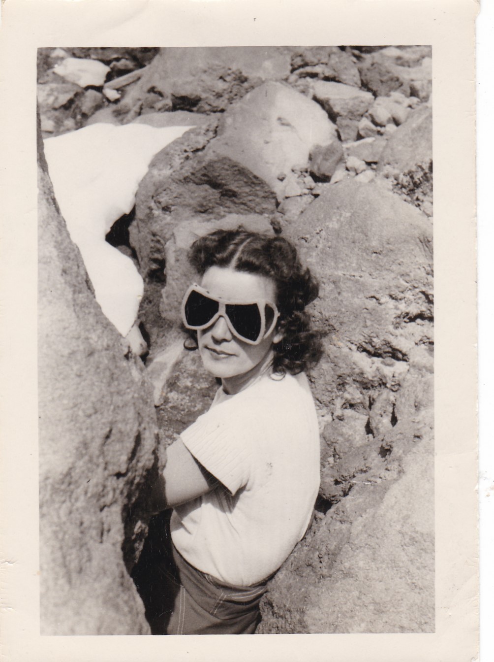 Women In Sunglasses Vintage Snapshot Photos 