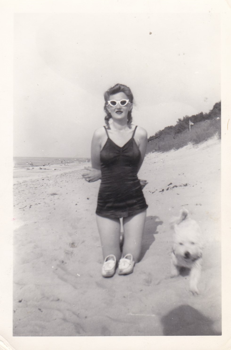 Women In Sunglasses Vintage Snapshot Photos 