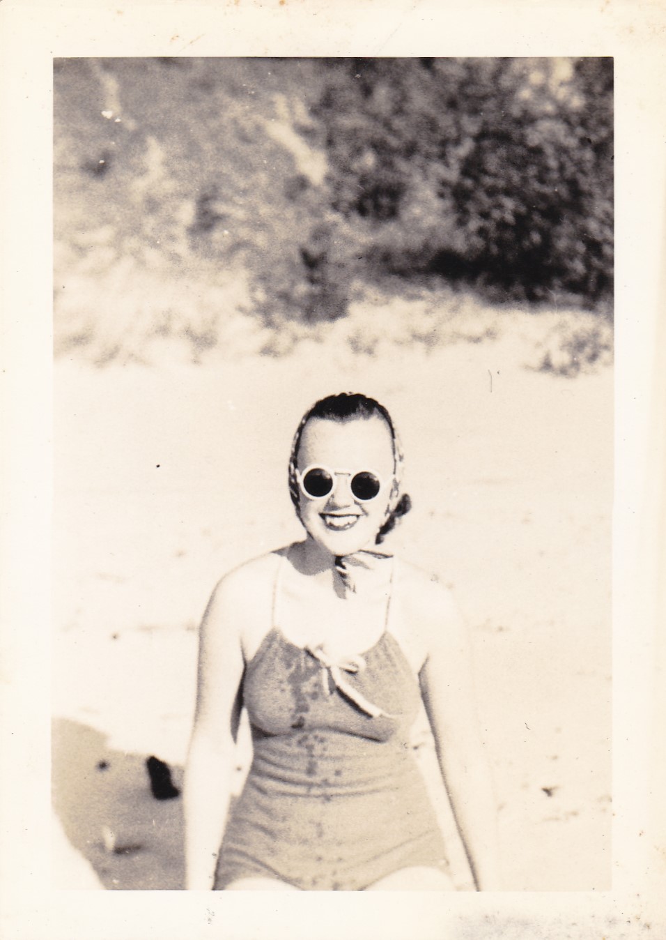 Women In Sunglasses Vintage Snapshot Photos 
