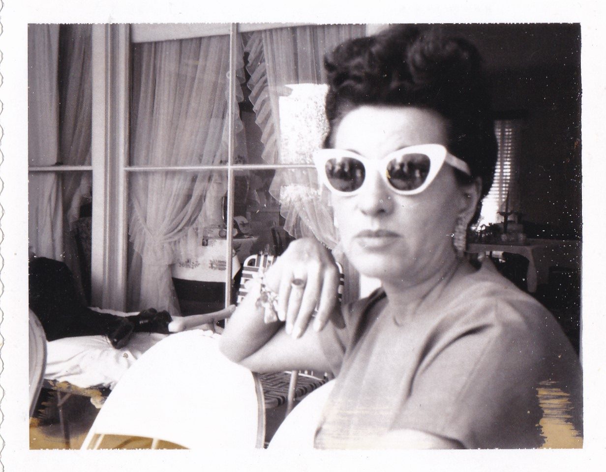 Women In Sunglasses Vintage Snapshot Photos 