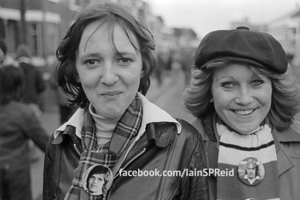 Manchester United and Manchester City football fans in the 1970s by Iaian S P reid 