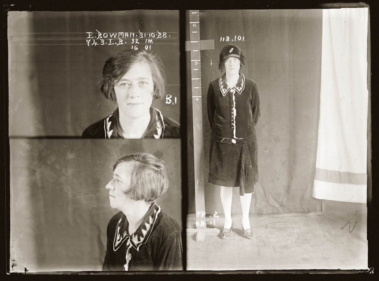 Mug Shots of Australian women prisoners 1920s