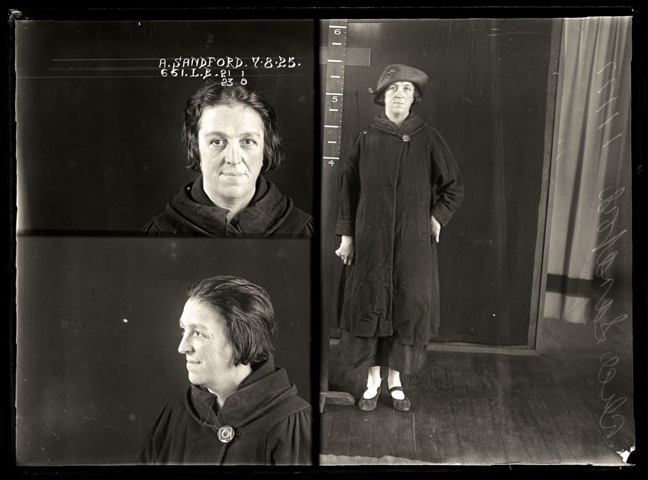 Mug Shots of Australian women prisoners 1920s