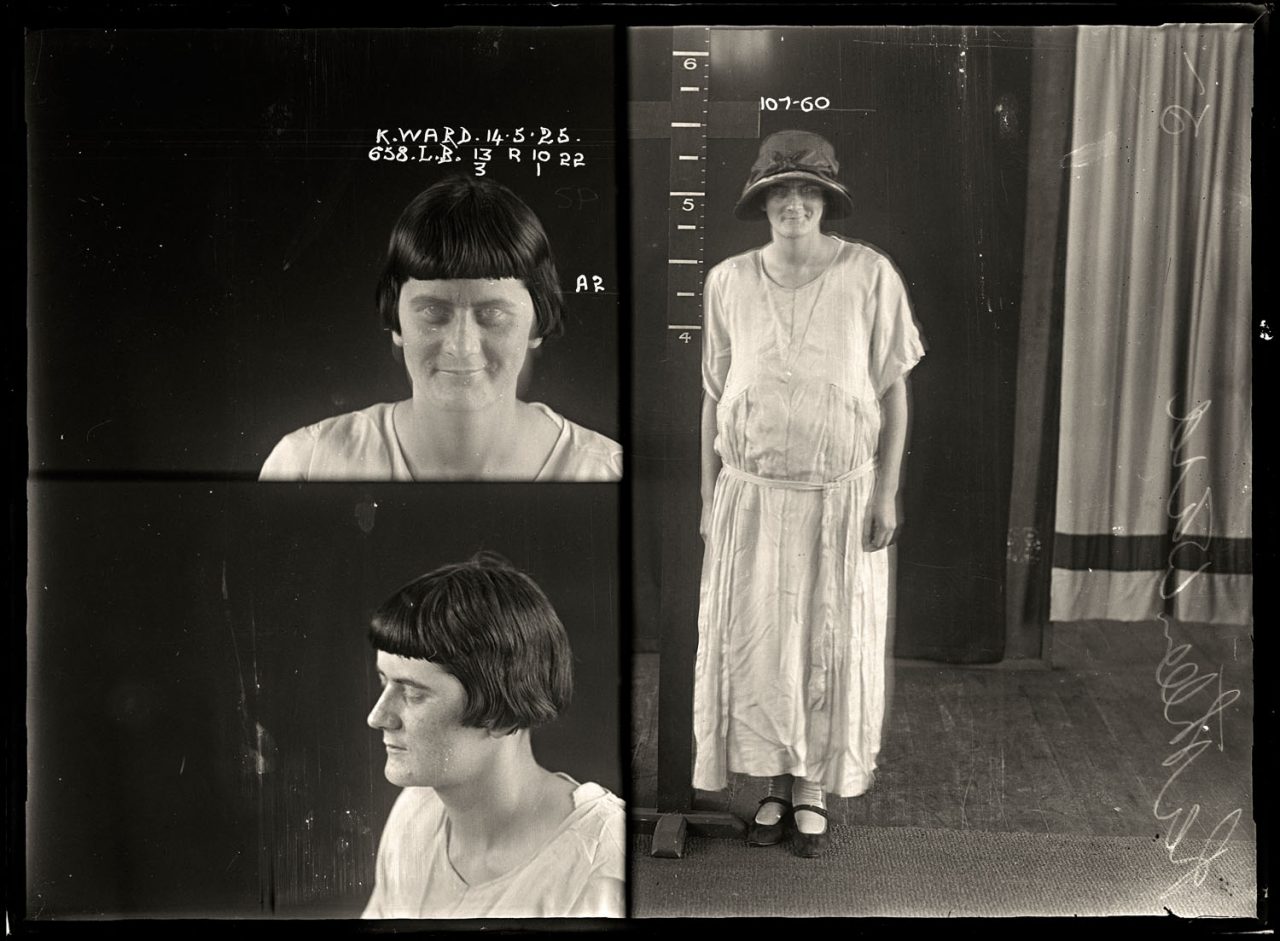 Mug Shots of Australian women prisoners 1920s