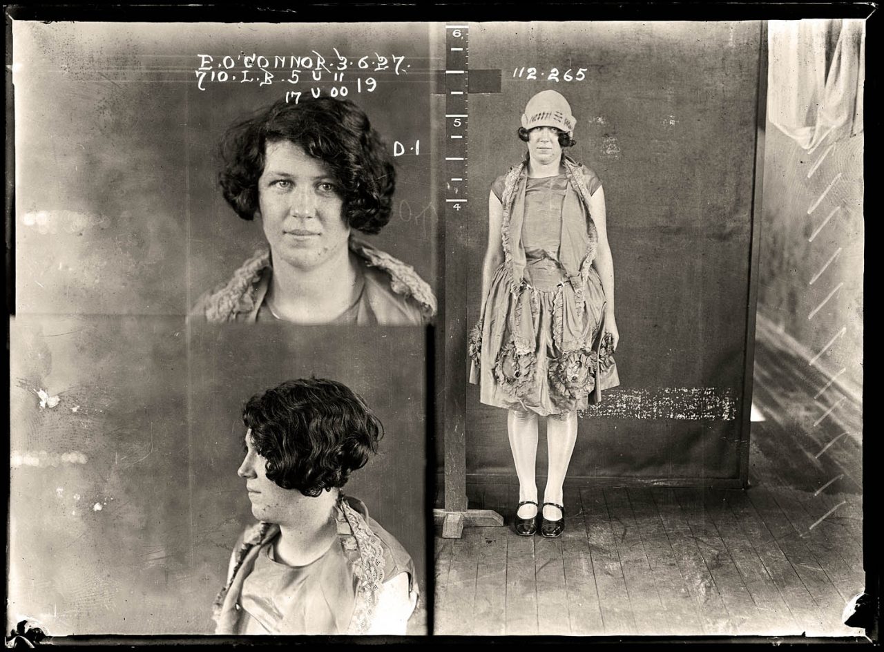 Mug Shots of Australian women prisoners 1920s