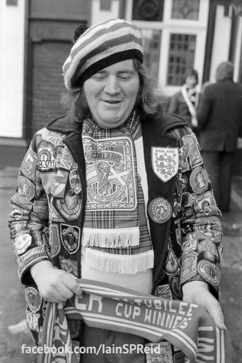 Manchester United and Manchester City football fans in the 1970s by Iaian S P reid