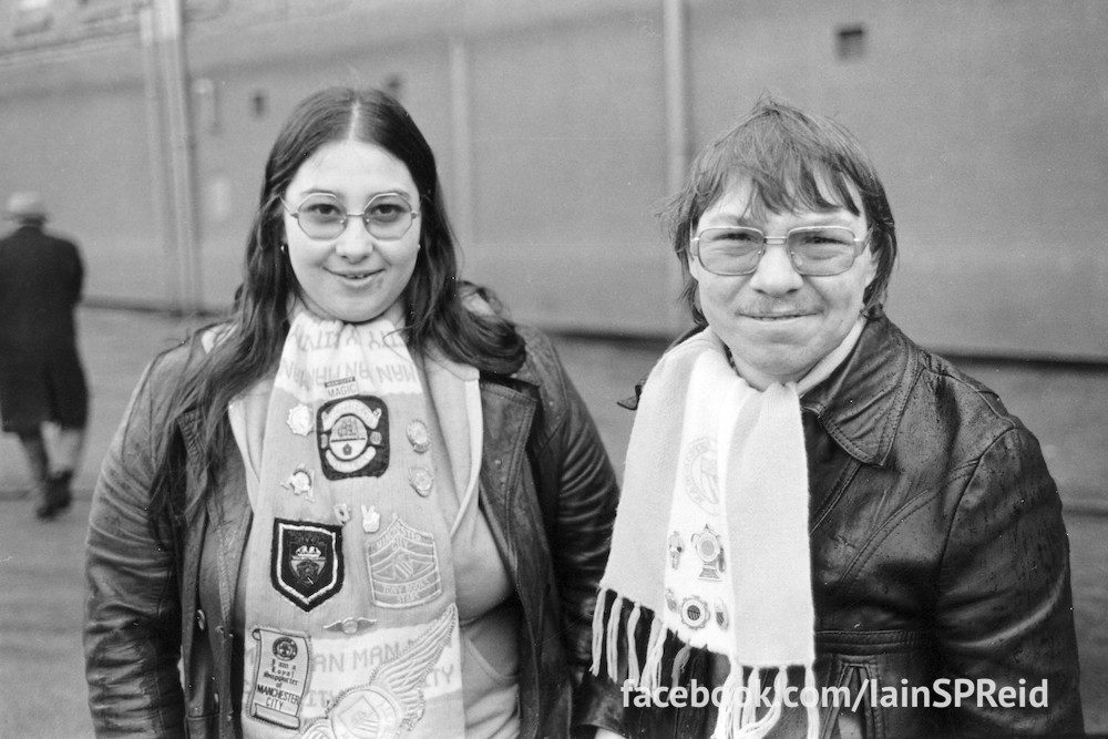 Manchester United and Manchester City football fans in the 1970s by Iaian S P reid 