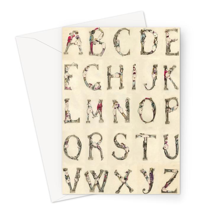 Erotic alphabet prints