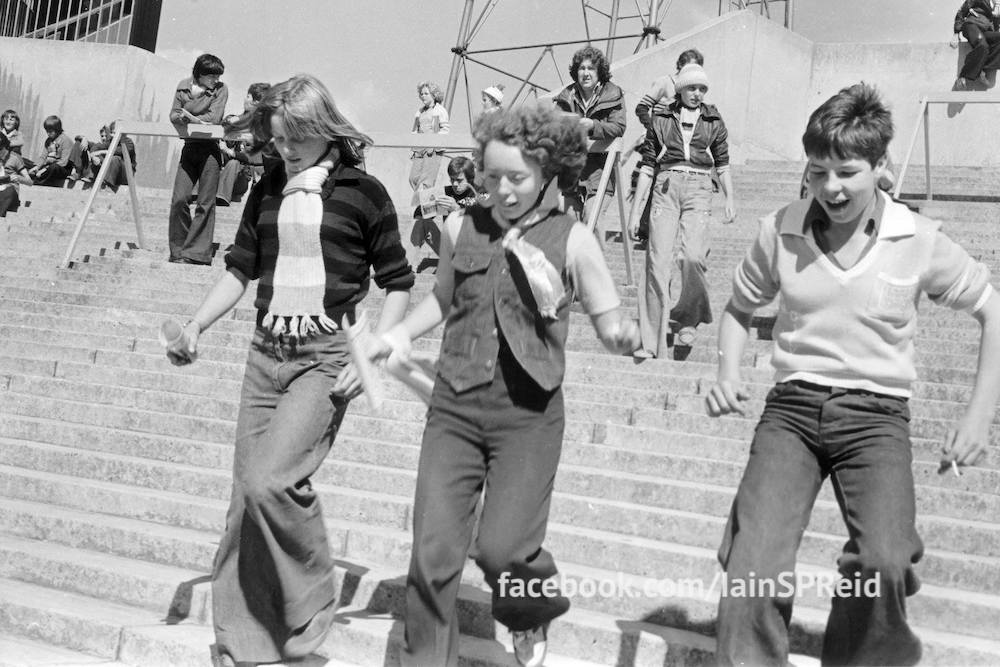 Manchester United and Manchester City football fans in the 1970s by Iaian S P reid 