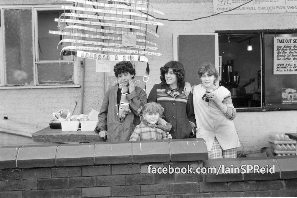 Manchester United and Manchester City football fans in the 1970s by Iaian S P reid 